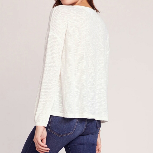 BB DAKOTA KNIT SO EASY RIB LONG SLEEVE TOP - Picture 4 of 7